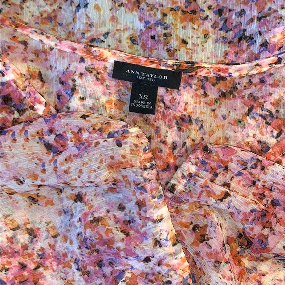 Ann Taylor Adorable Sheer Blouse - Picture 4 of 8